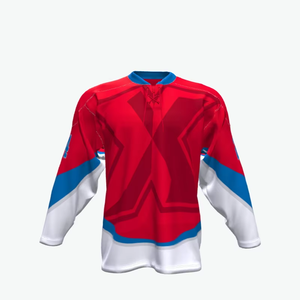 เสื้อฮอกกี้น้ำแข็งแบบสั่งทำพิเศษ ไซส์ 7XL ราคาโรงงาน พร้อมสกรีนลายแบบ Sublimation - Product Image 1
