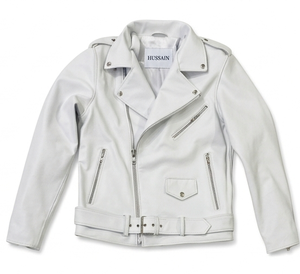 Cow <b>Biker</b> <b>Jacket</b> / Motorcycle <b>Jacket</b> Moto <b>Jacket</b> Perfecto <b>Jacket</b> Asymmetrical Leather <b>Jacket</b> diagonal zipper. - Product Image 1