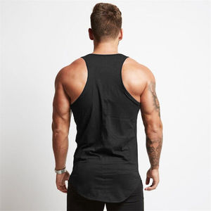 Débardeur de sport respirant en polyester à séchage rapide pour homme, style hip-hop, tricoté, idéal pour l'entraînement estival, la gym et la musculation - Product Image 3