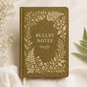 Set LABON Forest Moss Cork: Libro con Copertina Rigida in Sughero Naturale Ecologico, Pagine Punteggiate, Regalo Botanico - Product Image 4