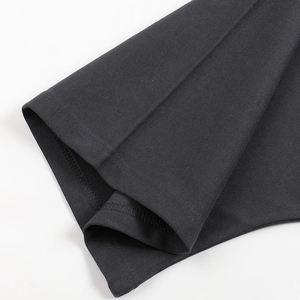 Camiseta Negra Personalizada para Hombre, 100% Algodón, Corte Cuadrado de Alta Calidad, Sin Costuras y Mangas Cortas, Estilo Casual con Logotipo Impreso - Product Image 5