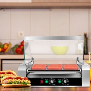 Grill commercial à 11 rouleaux et machine à 30 hot-dogs en acier inoxydable - Product Image 3