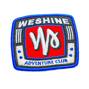 Club d'aventures, style téléviseur vintage, patchs brodés personnalisés en gros et patchs brodés personnalisés en vrac pour hommes ou femmes - Product Image 1