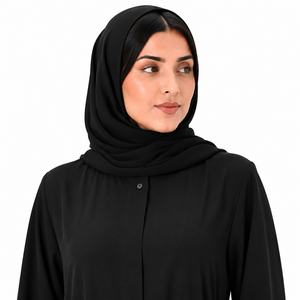 Vestido Maxi Musulmán para Mujer, Abaya de Dubái con Abertura Frontal, Estilo Kimono, Abaya al por Mayor, Ropa Musulmana Árabe, Vestido Abaya Negro - Product Image 3