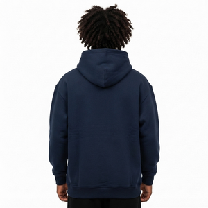 OEM Custom Wavy Camo Patchwork Hoodie 100% Cotton French Terry Drop Shoulder Pullover Hoodies Winter Style Private <b>Label</b> Vendor - Product Image 2