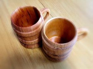 Taza de Madera Ecológica Personalizada, Taza de Café Hecha a Mano con Tamaño y Logotipo Personalizables - Product Image 3