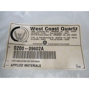 Tuyau isolant en quartz AMAT 0200-09602 – Équipement et pièces semi-conductrices de renommée mondiale - Product Image 3