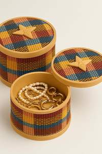 Caja de Regalo de Bambú Tejida a Mano, Cesta de Regalo de Bambú Hecha a Mano de Alta Calidad, Caja de Almacenamiento de Recuerdos Fabricada por KingCraftViet - Product Image 2