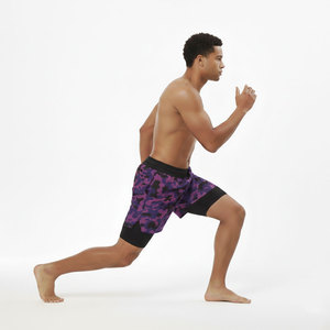 Shorts décontractés pour hommes OEM, couleur unie, été, séchage rapide, extensibles, multi-poches, haute qualité, légers, pour activités de plein air - Product Image 2