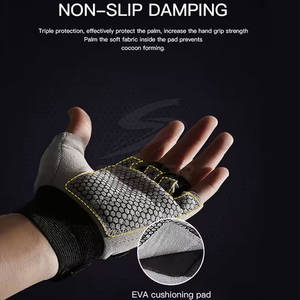 Gants de sport en néoprène demi-doigts polyvalents pour la musculation, l'entraînement et le conditionnement physique - Product Image 6