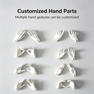 Figurine articulée BJD personnalisée OEM en PVC, poupée à articulations mobiles, personnage <span class=keywords><strong>d</strong></span>'anime, jouet <span class=keywords><strong>d</strong></span>'usine - Product Image 5