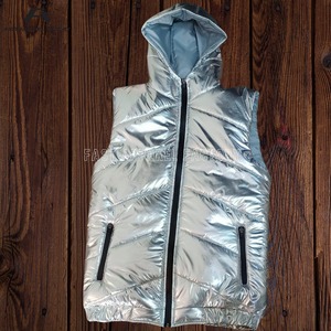 Superior Quality <b>Silver</b> half sleeves <b>jacket</b> for Men and Women Quick Dry Breathable <b>Jacket</b> Comfortable <b>Silver</b> half sleeves <b>jacket</b> - Product Image 1