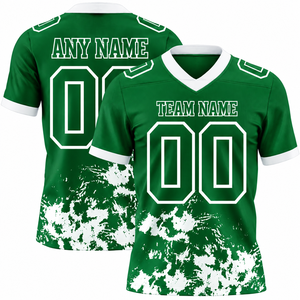 เสื้อฟุตบอลอเมริกันสั่งทำพิเศษ ระบายอากาศได้ดี พิมพ์ลายแบบซับลิเมชั่น ชุดยูนิฟอร์มเต็มตัว โลโก้ด้านหน้า แขนสั้น แบบเบสบอล - Product Image 5