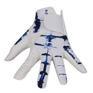 Gants de golf en cuir Cabretta pour hommes, personnalisés OEM, avec fermeture auto-agrippante, haute performance, résistants à la transpiration, pour les sports de plein air - Product Image 5