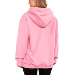 Sweat à capuche uni pour femme, décontracté, mode streetwear, avec manches longues à trous pour les pouces - Product Image 2