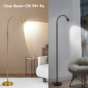 Lampe sur pied en bois nordique avec abat-jour en tissu naturel pour un intérieur d'appartement chaleureux - Product Image 6