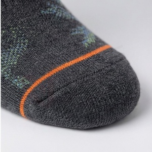 Men's Crew <b>Socks</b> Jacquard Floral Pattern Wool Nylon <b>Thick</b> Knitted Thermo <b>Winter</b> Daily Wear Regular Style - Product Image 6