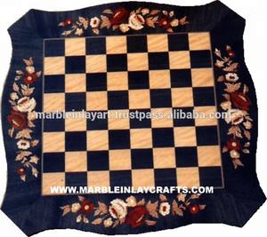 Dessus de table de meilleure qualité, fait à la main, fini fin et poli lisse, incrustation de marbre blanc pour la décoration de la maison et de l'hôtel. - Product Image 6