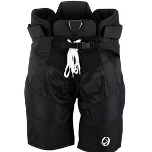 Shorts de hockey sur glace rembourrés bleu foncé pour hommes, pantalon léger de protection avec ceinture, équipement de match sportif - Product Image 1