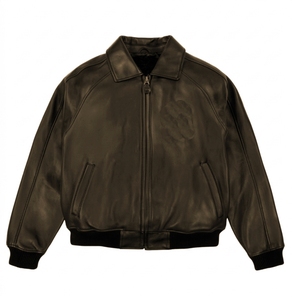 Fashionable Casual Leather <b>Jacket</b> for Men's Winter Wear with Good Quality Material OEM Custom Service - Product Image 4
