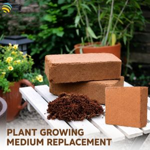 Bloc de tourbe de coco de haute qualité 5 kg, faible EC, coco compressé, substrat de culture 50L pour pépinière, jardin, hydroponie - Product Image 3