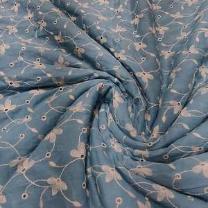 Borer Embroidery Fabric Sequence Bead Chain Stitch Net Mesh Fashion Textile Wholesale Export <b>Material</b> For Garment - Product Image 1