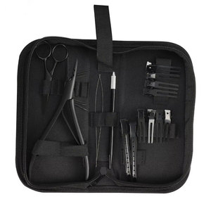 Kit Profesional de Extensiones de Cabello para Salón, Juego Completo para Extensiones de Cabello con Clip, Adhesivas y de Microperlas, con Pinzas de Acero Inoxidable - Product Image 5