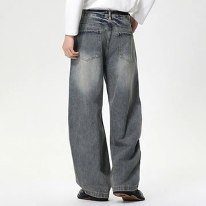 Premium <b>Men</b>’s Denim Pants Classic Straight Leg Jeans with Comfortable <b>Stretch</b> Fabric For Me - Product Image 4