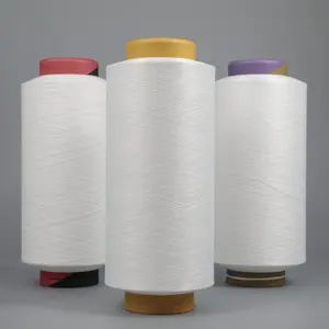 Fil DTY texturé 100 % polyester, filé à l'anneau, haute ténacité, antibactérien, écologique pour le tricot, le tissage et le travail à la main - Product Image 1