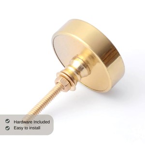 Wholesale Brass Cabinet <b>Knobs</b> Round Drawer <b>Door</b> Pulls Elephant Pattern Kids <b>Knobs</b> for Cupboard Decorative Furniture Handles - Product Image 4