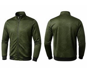 Veste à fermeture éclair intégrale en sublimation, design streetwear personnalisé, chaude, respirante, séchage rapide |   Tailles Hommes Femmes Jeunes |   Veste d'entraînement - Product Image 6