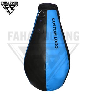 Wholesale Rate Customized Logo Print Pu Leather Pure Black Color Highest Premium Quality Heavy-Duty Oxford Fabric Punching Bag - Product Image 4