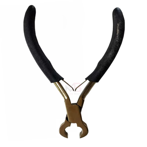 Professional Hair Extension Pliers Stainless Steel Rose Gold and Black Color for Install and Remove Micro Bead Tool - Product Image 6