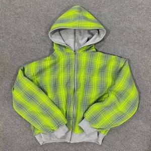 Sweat à capuche zippé - Style unisexe pour couple, coupe ample et décontractée, vêtement d'extérieur brodé - Product Image 3