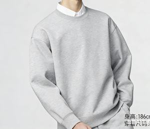 Sweat-shirt unisexe 100% coton, coupe classique, col rond, couleur unie, respirant, léger, séchage rapide, hiver, poids lourd - Product Image 6