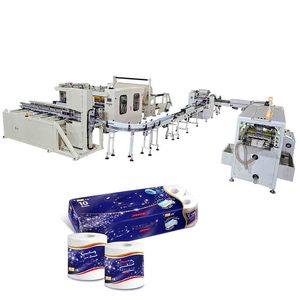 Nouvelle ligne de production de machines à fabriquer des rouleaux de papier toilette individuels, lot de 10 rouleaux - Product Image 1