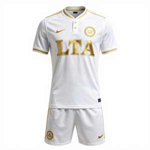 ชุดฟุตบอลแบบกำหนดเอง Alpha Omega Monogram พรีเมียม ระบายอากาศได้ดี สำหรับเยาวชน/ผู้ใหญ่ ชุดทีมสโมสร เสื้อและกางเกงขาสั้น แบบเปล่า สำหรับสกรีนลาย - Product Image 1