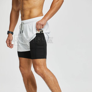 Shorts de sport légers sur mesure, taille élastique confortable, pour hommes, en promotion en ligne - Product Image 4