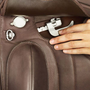 Silla de montar de cuero genuino para resistencia, personalizable, para salto, carreras y doma clásica, con armazón de madera. - Product Image 5