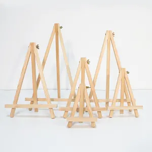 Screw Wooden Painting Easel Portable Mini Art Easel For Painting Kids Studio Easel Stand