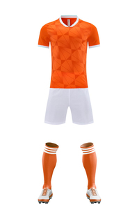 Conjunto de Uniforme de Fútbol Personalizado con Logotipo, Talla Adulto, Secado Rápido, 100% Poliéster, Transpirable, Ligero, Ropa Deportiva - Product Image 2