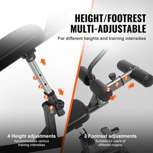 Panca Pesi Regolabile per Allenamento Completo del Corpo, Capacità 450 kg, Panca Multifunzione con Imballaggio in Legno Personalizzato - Product Image 2