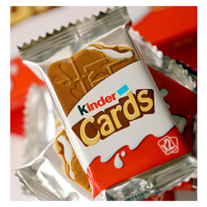 Venta al por mayor al mejor precio de galletas Kinder Cards, galletas Kinder Cards con crema de chocolate con leche - Product Image 2
