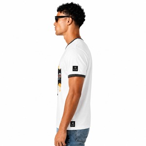 เสื้อยืดโอเวอร์ไซส์ทรงหลวม คอริบ แขนยาว ผ้าฝ้าย 100% หนัก 240 GSM สำหรับผู้ชาย ไซส์พลัส ระบายอากาศได้ดี สไตล์สตรีทแวร์ สีพื้น - Product Image 6