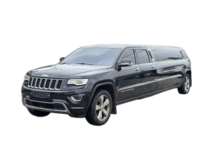 Jeep Grand Cherokee noire 2014 d'occasion, SUV Limousine avec transmission automatique et sièges en cuir pour service de navette hôtelier - Product Image 1