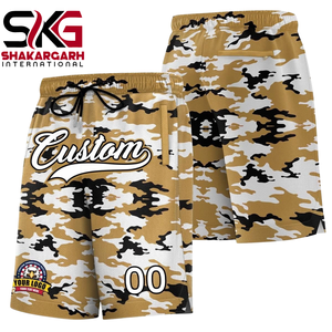 Shorts de basketball en mesh personnalisés à séchage rapide, respirants, pour l'entraînement sportif et la gym, avec cordon de serrage et poches - Product Image 5
