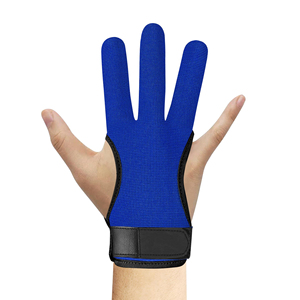 Soft <b>Touch</b> Archery Finger Tab <b>Glove</b> For Traditional Archery Fans Classic Polyester Look With Modern Safety Features Included - Product Image 1