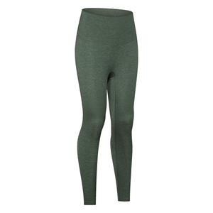 Leggings de yoga personalizados al por mayor para mujer, con textura de rejilla, control de abdomen, efecto fruncido en glúteos, ropa deportiva. - Product Image 1