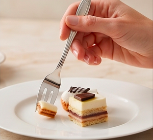 Ensemble de fourchettes en acier inoxydable avec finition polie miroir, parfait pour une utilisation sur la table lors des mariages, de la cuisine et des repas à l'hôtel - Product Image 4