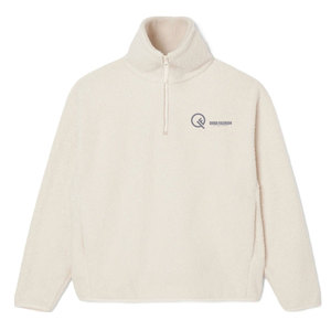 Modern Active Lifestyle Cotton Blended <b>Men</b> <b>Half</b> <b>Zip</b> Polar Fleece Pullover Lightweight Warm Sports Clothing - Product Image 1
